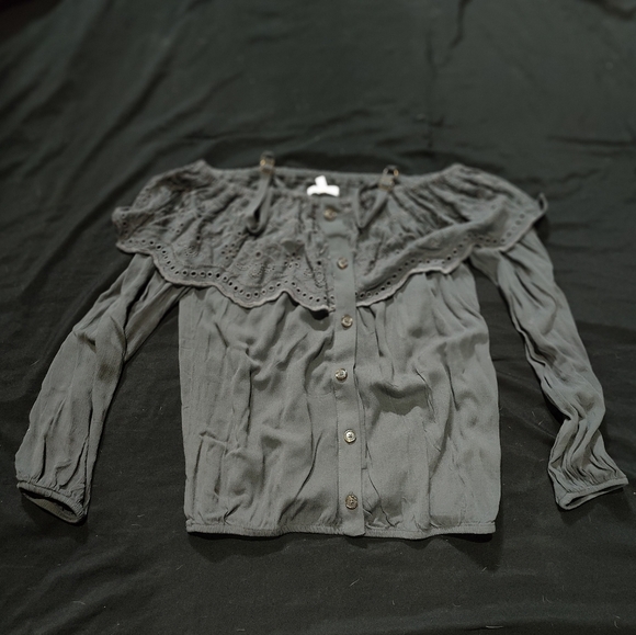 Maurices Tops - Maurices Small Dark Grey Top